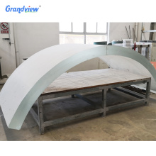 Large curved plexiglass super thick acrylic sheet for aquarium